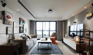 中年夫妻喜欢的工业北欧混搭风设计超现代三室两厅装修