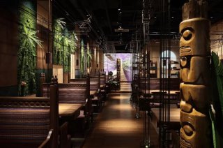 福州秘境主题东南亚风格云南菜餐厅设计实景拍摄图