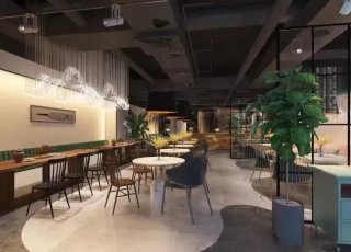 福州采用东南亚风格川菜餐厅装修设计效果图