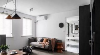 44平一室一厅现代简约风格单身公寓装修设计效果图