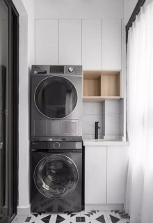 洗衣机放哪里最合适？洗衣区该如何设计？