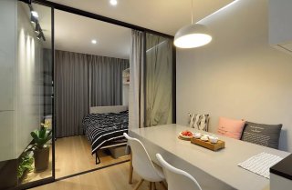 59平米复式loft公寓现代简约风格装修实拍图