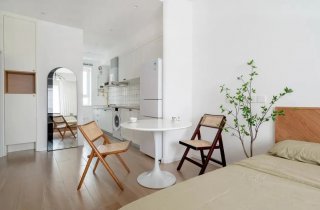 25平开间小公寓极简北欧风格装修案例