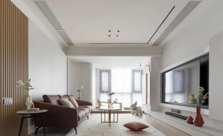 120平米质感三居室现代简约风格装修设计案例