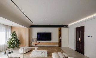 140平简约质感超大三居室现代风格装修设计效果图