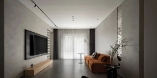福州马尾126平三居室现代混搭风格装修设计效果图