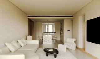 154平米大三室高级质感现代风格装修设计实拍图案例